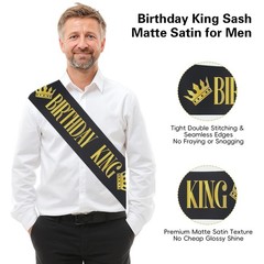 60th Birthday Party Decorations – Black & Gold Supplies, Back in 1966 Theme, Ban
