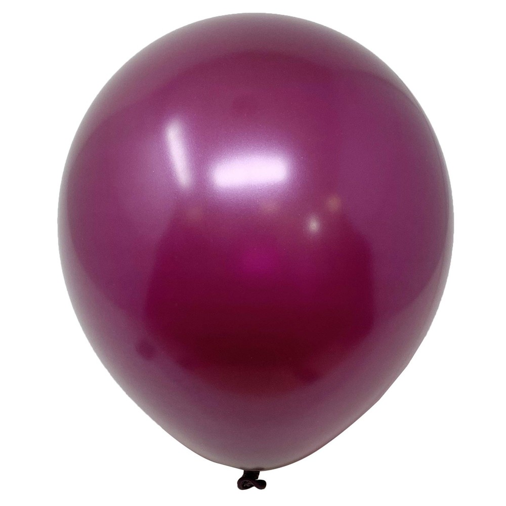 100 Count 9 Inch HeliumGrade Burgundy Latex Balloons for Parties & Events