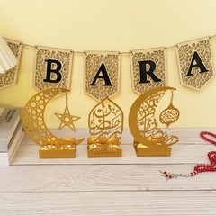 Ramadan Decorations for Home 2025 Eid Mubarak Metal Kareem Signs Islamic Musl…