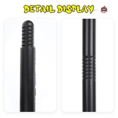 2Pcs Reusable Plastic Xmas Magician Crutch Wand Costume Accessory Black
