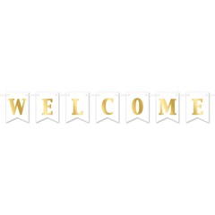 Beistle Foil Welcome Streamer – General Occasion | Party Supply | Decoration
