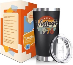 Personalized 50th Birthday Tumbler – 20oz Stainless Steel