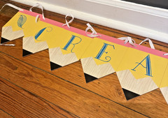 Hand Drawn Calligraphy Wood Pencil Banner Banner 8″ X 8′ Literary Teachers