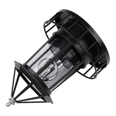 Solar Powered Rotating Lighthouse Light for Outdoor Garden Patio and Lawn Use