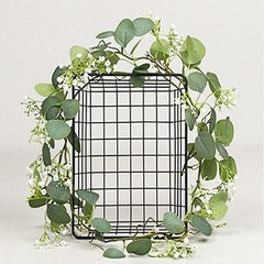 Artificial Eucalyptus Garland 4 Pack, Faux Babys Breath Flowers Gypsophila Vine