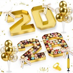 2026 Graduation Decorations Set – Cardboard Letters, Balloons, Bows & Fillable T