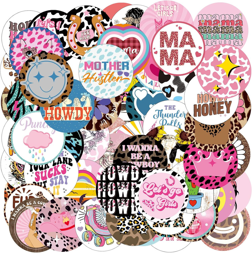 Freshie Cardstock Cutouts 120 Pcs 3 Inch round Groovy Style Decorations