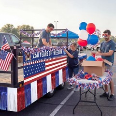 250Th Anniversary Patriotic Parade Float Decoration Kit, 250 Years Independence