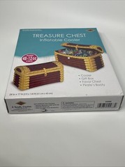 Beistle Inflatable Treasure Chest Cooler 17″ x 24″ 50988 New In Box