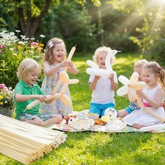 Clear Long Balloons,100pcs White Long Balloons,Animals 260 Ballloons for Begi…