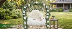 2Pcs 13 Ft Artificial Flower Garlands Real Touch Fake Floral Silk Pink Rose