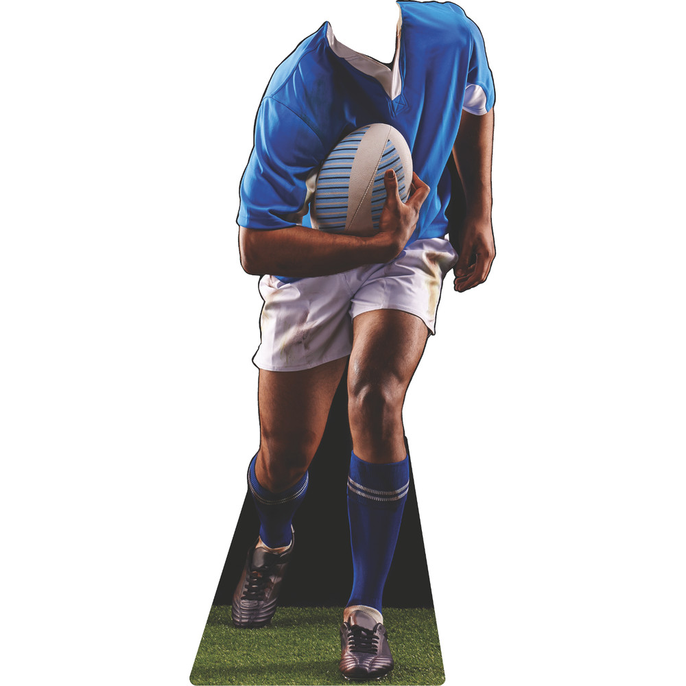 SC2620 Rugby Player Stand in Cardboard Cutout Standee Standup