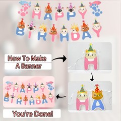 178 Cat Birthday Party Decorations Kitten Supplies Tableware Set Balloons Plates