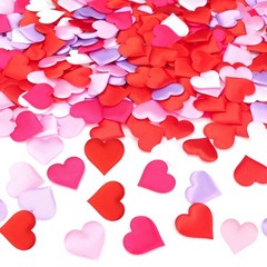 500 PCS Mixed Color Sponge Heart Confetti Valentine Wedding Party Decor
