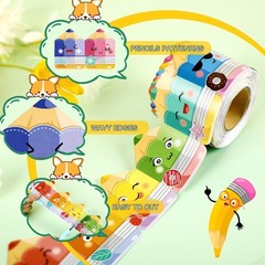 7cm*10M Peel & Stick Border, Pencil Chalkboard Pattern Tape for Room Wall Art