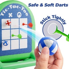 Funscape Kids Inflatable TicTacToe Pool Toy, Fun Swimming Pool Soft Ball Toss…
