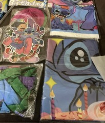 Lilo & Stitch Party Supplies Birthday Decorations Set Banner Backdrop Balloons