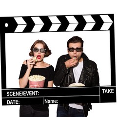 Large Movie Night Photo Booth Props, 25.59 x 15.75 Inch Movie Theme Party Dec…