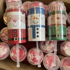 Christmas Decoration Confetti Push Pop Cannon Popper Multipack 3 Designs 24 Pack