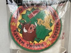 DISNEY LION KING BEACH PARTY MAKERS SET PLATES CUPS NEW SEALED CARTOON MOVIE VTG