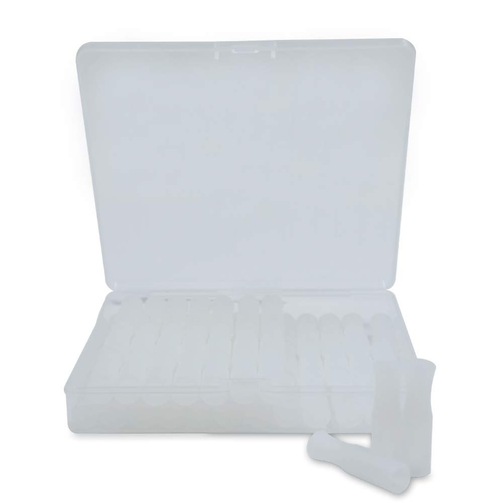 60PCS Silicone Straw Tips With Storage Box, Roucerlin Reusable Straws Tips Co…