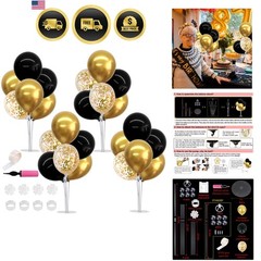 Graduation Decorations 2026 4 Set Balloon Centerpieces for Table,Balloon Stan…