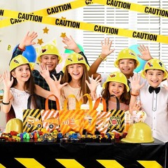 148 Pcs Construction Birthday Party Supplies Include 12 Construction Hats, 24…