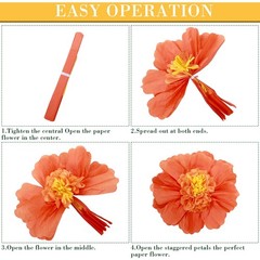 40 Pack Tropical Party Decorations 24 Inch Red Pink Yellow Hawaiian Decor
