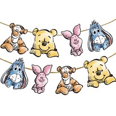 Cute Bear Banner For Baby Shower Decorations Birthday Banner Party Decoration…