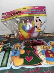NEW FIESTA HAWAIIAN LUA UNIQUE FLOWER BRA NOVELTY PARTY FAVOR NOVELTY SOUVENIR