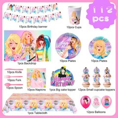 Taylor Swift Birthday Party Decorations Swifties Fans Balloons Banner Serves 10