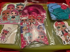 LOL Dolls Birthday Party Decorations And Supplies Lot New Sealed Unopened
