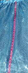9ft Turquoise Blue Sequin Table Skirt for Party Wedding Birthday