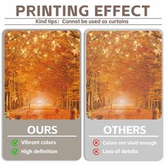 7x5ft Fall Photography Backdrop Autumn Maple Leaves Pumpkin Friendsgiving Backgr
