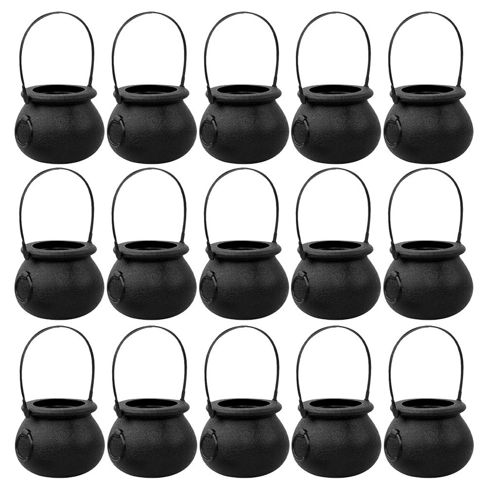20 Pcs Cauldron Candy Bucket Halloween Witch Kettles Pot Containers