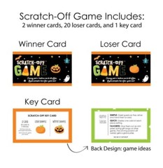 Big Dot of Happiness Jack-O’-Lantern Halloween – Kids Halloween Party Game…