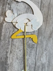 Vintage 1980’s Hallmark Stork Centerpiece Special Delivery Package Baby Shower