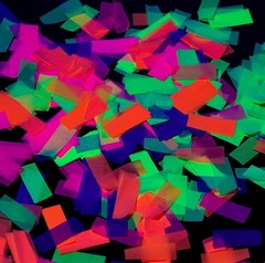 20000 Pieces Reactive Confetti | Premium UV Fluorescent Glow Party Gift for D…