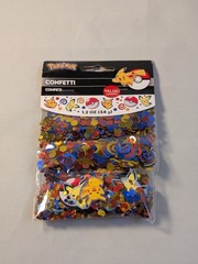 HTF Pokémon Birthday Party Supplies Favors Confetti 1.2 Ounce NEW In Sealed Pack