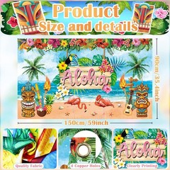 Hawaiian Luau Party Decorations Set – 161 Pcs»