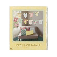 TALKING TABLES TRULY BABY SHOWER PARTY GARLAND BANNER REVERSIBLE JUMPSUIT