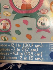 Peppa Pig Confetti Party Table Decorating Kit Girls Birthday Party Centerpiece