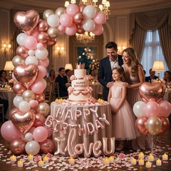 Birthday Room Decorations for Women, Happy Birthday Hotel Room Decorations fo…