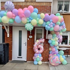 Pastel Balloons 12 Inch Macaron Pink Blue Green Purple Yellow Pastel Rainbow …