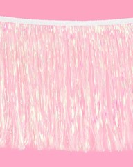 , White Iridescent Fringe Banner – 5 Ft. | Bachelorette Party Decorations, Bi…