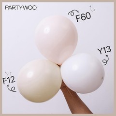 White Balloons 100 pcs 10 Inch Matte White Latex Helium Balloons for Wedding …