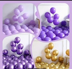 266 Pcs Birthday Decorations Set Kits for Woman Girls, Purple, Prink &Gold