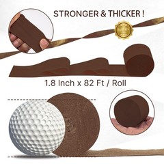 8 Rolls Crepe Paper Streamers Brown Gold Sand White Birthday Wedding 656 FT