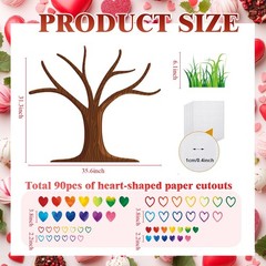 102 Pcs Classroom Tree Bulletin Board Decorations Set Back to School Decorati…