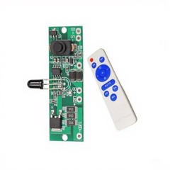Solar Lamp Controller Board with Light Dependent Switch and Remote Timing